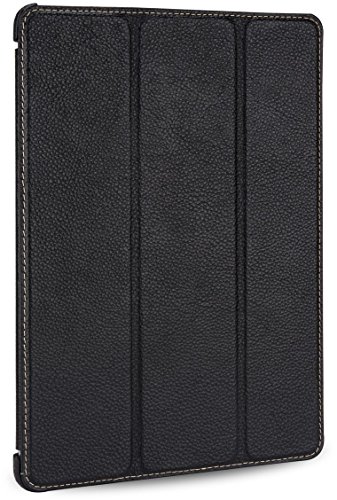 StilGut Couverture Case, Hülle aus feinstem Leder für das Apple iPad Air 2, schwarz - 5