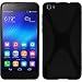 Produktbild PhoneNatic Case für Huawei Honor 6 Hülle Silikon schwarz X-Style Cover Honor 6 Tasche + 2 Schutzfolien