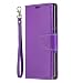 Produktbild Nadoli für Samsung Galaxy A50 Leder Hülle,PU Lederhülle Flip Case Handytasche Brieftasche Magnetischen Standfunktion Schutzhülle für Samsung Galaxy A50,Lila
