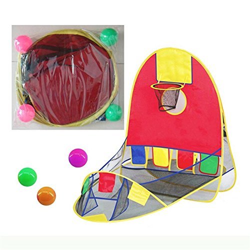 Ball Pool Basketball Scoring Play Tent House Kids Basket Tent Beach Lawn Indoor Outdoor by EARTH SHOP