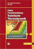 Image de Kleine Formelsammlung Technische Thermodynamik