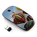 Produktbild Graphic4You Heißluftballon Sicht auf den Himmel Flug Ergonomische Schnurlos USB Wireless 2.4G optische Maus PC Mit Empfänger