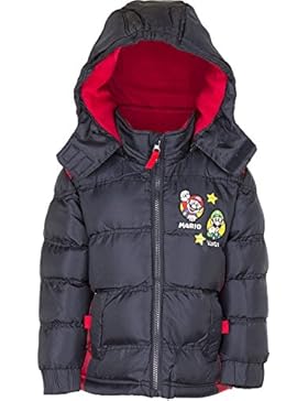 Nintendo Super Mario Bros. Winterjacke mit abnehmbarer Kapuze