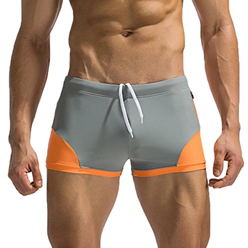 Cinnamou Hombre Pantalones Cortos Camuflaje Jogging Deportivo Casual Cordón Deporte Secado Rápido Bañadores Natacion Ligero (Gris, L)