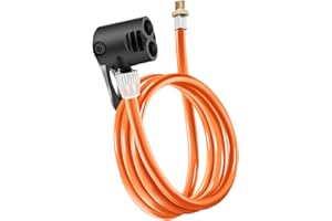 MOPZIJA embout pompe velo，embout gonflage ballon，embout gonfleur，embout gonflage velo，Raccord de Pompe Cyclisme Mixte Adulte, embout gonfleur velo，120 cm