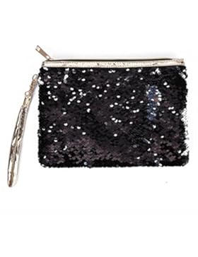 WISEUK 1 STÜCK Meerjungfrau Pailletten Frauen Abend Party Luxus Beutel Glitter Geldbörse Dame Handtasche Kupplung...