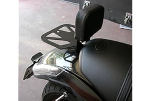 CUSTOM CHROME Sissy Bar Dossier porte-bagages Moto Guzzi California 1400