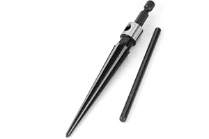 HYUDUO Seria warsztatowa stożkowa do wiercenia ręcznego, metalowy stożek z otworami, chwyt i hak stożkowy, narzędzie stolarskie 3 mm-13 mm