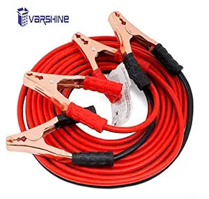 VARSHINE Auto Battery Booster 2.21 Meter || Jumper Cable Battery Storage || Wire Clamp with Alligator Wire || Clamp to Start Dead Battery || Emergency Line Truck Off Road || (500 Amp) || S-76