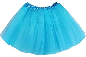 ALSINO Trend-World Jupe en Tulle | Tutu pour Enfants | Fille | Bleu | Costume Ballerine | Ballet Classique | Jupon | Princesse | Carnaval