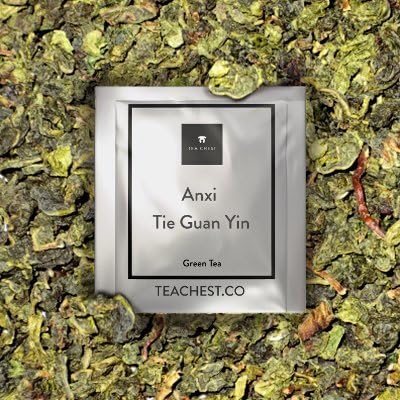 TeaChest UK Premium Anxi Tie Guan Yin Green Tea - 10 Teabags