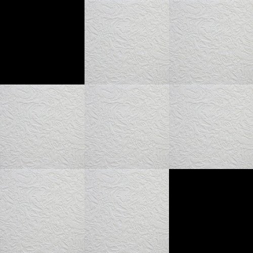 1 m2 Deckenplatten Styroporplatten Stuck Decke Dekor Platten 50x50cm, MONSUN - 2