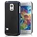 Produktbild Saxonia Samsung Galaxy S5 Mini Hülle Schutzhülle Case Slim Cover Rück Schale, Schwarz