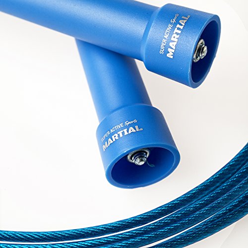 Springseil Speed – Perfekt Für Crossfit, Double Unders, MMA, Training, Fitness Workout, Freeletics, Rope Skipping, Box - 4