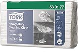 TORK 530177 Chiffon de nettoyage - Ultra Résistant Plié W4, 1 paquet de 60 chiffons
