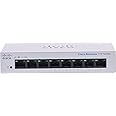 Cisco Business CBS110-8T-D Unmanaged Switch | 8 Port GE | Desktop | Ext PS | Limited Lifetime Protection (CBS110-8T-D)