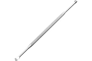 ZHOUBA Curette auriculaire en acier inoxydable pour retirer le cérumen