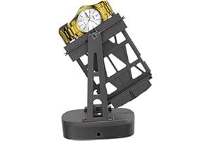 MOUDOAUER Enrollador de reloj de doble asiento para relojes automáticos, 2 bobinadores automáticos, soporte antimagnético para relojes, Moderno