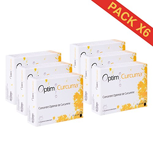 Optim Curcuma Longvida -Oferta 6 scatole di 30 capsule - integratore a base di curcumina ottimizzata