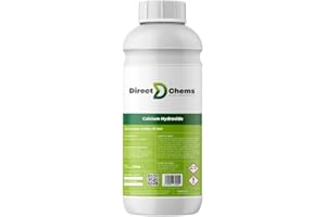 DIRECTCHEMS Calcium Hydroxide 500g - Garden Lime Powder | Soil Conditioner | Acidic Soil Amendment | Soil pH level Improver