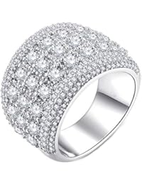 Amazon.es: anillos de compromiso - Acero inoxidable: Joyería