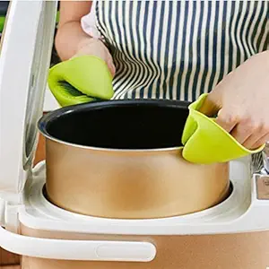 ATOOZED Cake Bakeware Heat Resistant Silicone Oven Glove Finger Hand Clip Oven Mitt Convenient Pot Holder