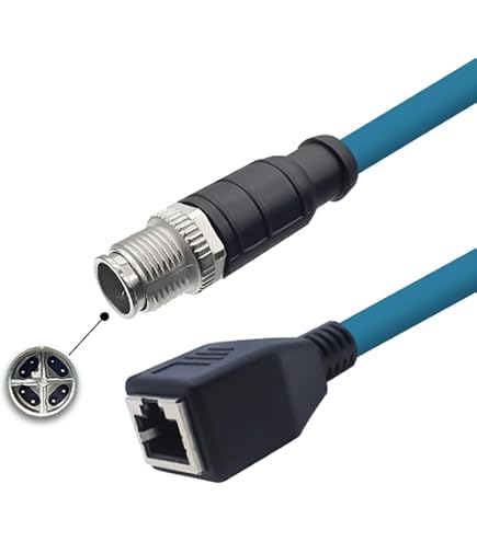 Eonvic M12 a RJ45 8Pin maschio Gigabit Cognex Macchina Fotografica
