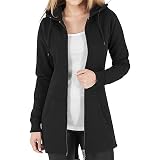 Kidsform Donna Felpe con Cappuccio Manica Lunga Scollo a V Top Casual Chic  Eleganti Tinta Unita Felpa Cardigan Felpe con Zip Autunno Invernali Felpe :  Amazon.it: Abbigliamento