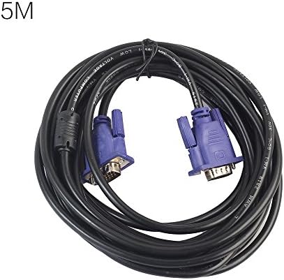 SiFREE VGA Cable - 3 Meters/5 Meters/10 Meters Extension Cable Video Monitor Cable Compatible Projector size 5M