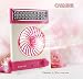 Produktbild Hgala Umweltfreundliche Solarenergie Lade Fan Mini Tragbare Outdoor Camp Reisen (Rosa)