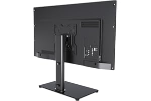 XINLEI Soporte TV Pie para Pantallas de 17-43 Pulgadas LED/LCD/OLED/Plasma/Curva, Altura Ajustable Soporte Pie TV Universal con Inclinación, Máx VESA 200x200 mm, Soporte TV Mesa - TS103