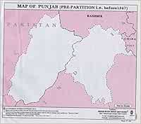 Blank Map Of Punjab Before 1947 Buy Punjab Map Before Partition -Set For 5 Book Online At Low Prices In  India | Punjab Map Before Partition -Set For 5 Reviews & Ratings
