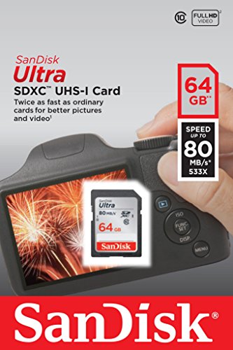 SanDisk Ultra SDXC 64GB bis zu 80 MB/Sek, Class 10 Speicherkarte - 2