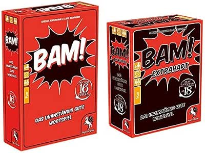 Pegasus Spiele BAM! – Länger, Tiefer, Härter, Partyspiel Für Erwachsene, 240 Karten, Ab 18 Jahren