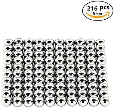 Elsatsang Mini Magnets-Extra Small Mini Magnets for Whiteboard, Refrigerator, Magnetic Board, Magnetic Stripe, Pinboard and for the Workshop (Silver)