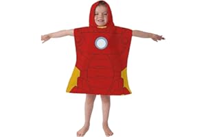 Disney Marvel Avengers Iron Man Poncho Serviette à Capuche