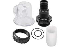 MICPOINTIK Ersatzteile und Zubehör für SPS25 SPS50 SPS75 SPS100 Umwälzpumpe Pool Pumpe, Klarsichteinsatz Vorfilterdeckel, Vorfilterkorb, O-Ringe, Verschraubung, Düse