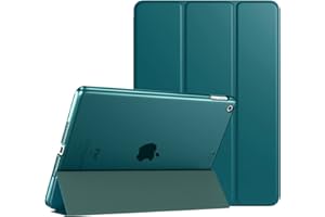 TiMOVO for iPad 10.2 Case iPad 9th Generation 2021/ iPad 8th Generation 2020/ iPad 7th Generation 2019 Case,Slim Translucent Hard PC Protective Smart Cover with Stand for iPad 10.2 Inch - Turquoise