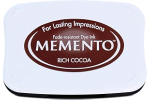 ARTEMIO Tsukineko Memento Stempelkissen Geschmackvoller Kakao, Synthetic Material, braun, 9.9 x 6.6 x 1.8 cm