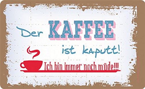 Frühstücksbrettchen "Kaffee ist kaputt" Brettchen Schneidbrett Rannenberg Neu