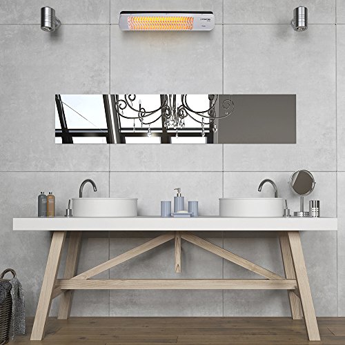 TROTEC IR 1500 S Infrarotstrahler Heizstrahler Quarzstrahler Terrassenheizer Wickeltischstrahler, Infrarot Kurzwellen – wärmen gezielt Menschen und nicht die Umwelt, Infrarotwärme ohne Vorheizen, spritzwassergeschützt, 4 Schalt- und Leistungsstufen, 1500 Watt - 8