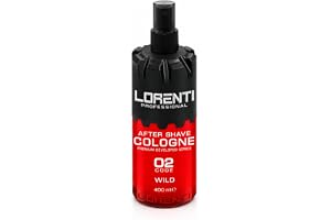 LORENTI TOKYO & SEOUL Eau de Cologne för barberare 400 ml WILD | Aftershave Spray för män