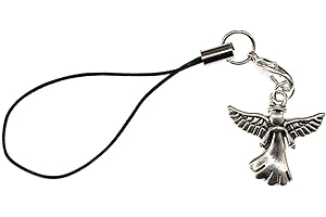 ‎MINIBLINGS Miniblings Engel Handyanhänger Handyschmuck Weihnachten Schutzengel Erzengel- Handmade Modeschmuck I Anhänger Handyschmuck Schlüsselanhänger