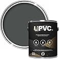 upaintpvc - All-In-Once UPVC Plastic Paint - Windows - Doors - Frames - Conservatories - Fascia - Downpipes - Guttering | Semi Matt Finish - 1 Litre (Anthracite Grey Ral 7016)