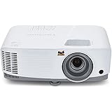 Viewsonic PA503S 3D Heimkino DLP Beamer (SVGA, 3.600 ANSI Lumen, HDMI, 2 Watt Lautsprecher, 1.1x optischer Zoom) weiß-grau