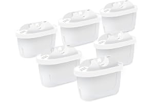 FENXIXDY Water Filter for All BRITA,Compatible with Brita Maxtra/Mava,Maxtra+, Fit for Mavea,Marella jug Pitcher Replacement Cartridge, Reduce Limescale and Impurities. … (6)