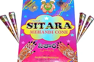 Chamak Sitara Mehandi Cone(PACK OF 12 CONES)