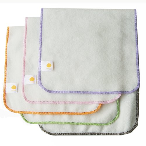 Satsuma Designs Organic Flannel Burp Cloth (Pack of 5)