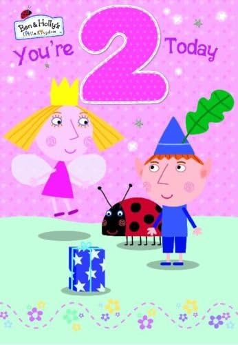 Gemma International Ben & Holly 2nd Birthday Card (Old Model)