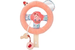LILLIPUTIENS - Volant Voiture Enfant Stella - Jouet de Simulation de Conduite pour Enfant - Volant à Fixer sur Ceinture de siège Auto - Stimule l’Imagination et la Coordination - Dès 18 Mois - 83511